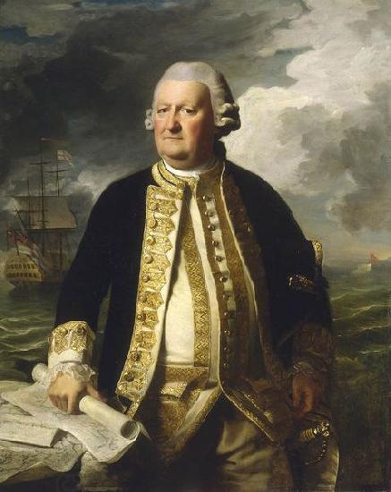 John Singleton Copley Portrait of Admiral Clark Gayton China oil painting art